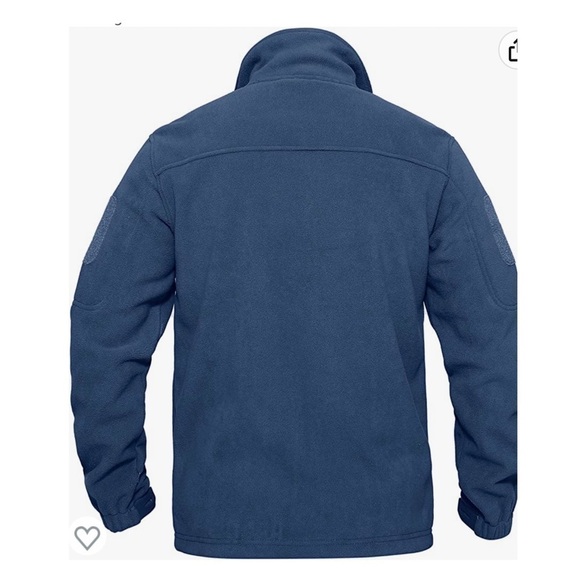 FULL Zip Fleece Hiking Hunting Coat with Multi Pockets - Picture 8 of 9